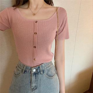 Áo thun nữ ngắn tay thời trang vintage