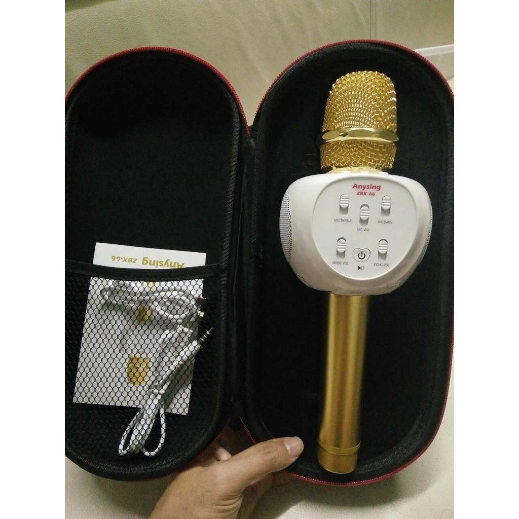 Micro hát Bluetooth karaoke kèm loa ZBX-66 cực hay