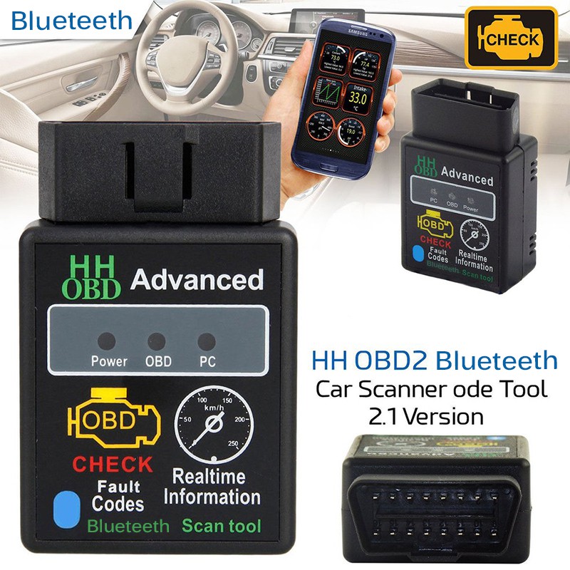 Thiết Bị Chẩn Đoán Lỗi Elm327 Hhobd Obd2 Bluetooth V2.1 Cho Xe Hơi