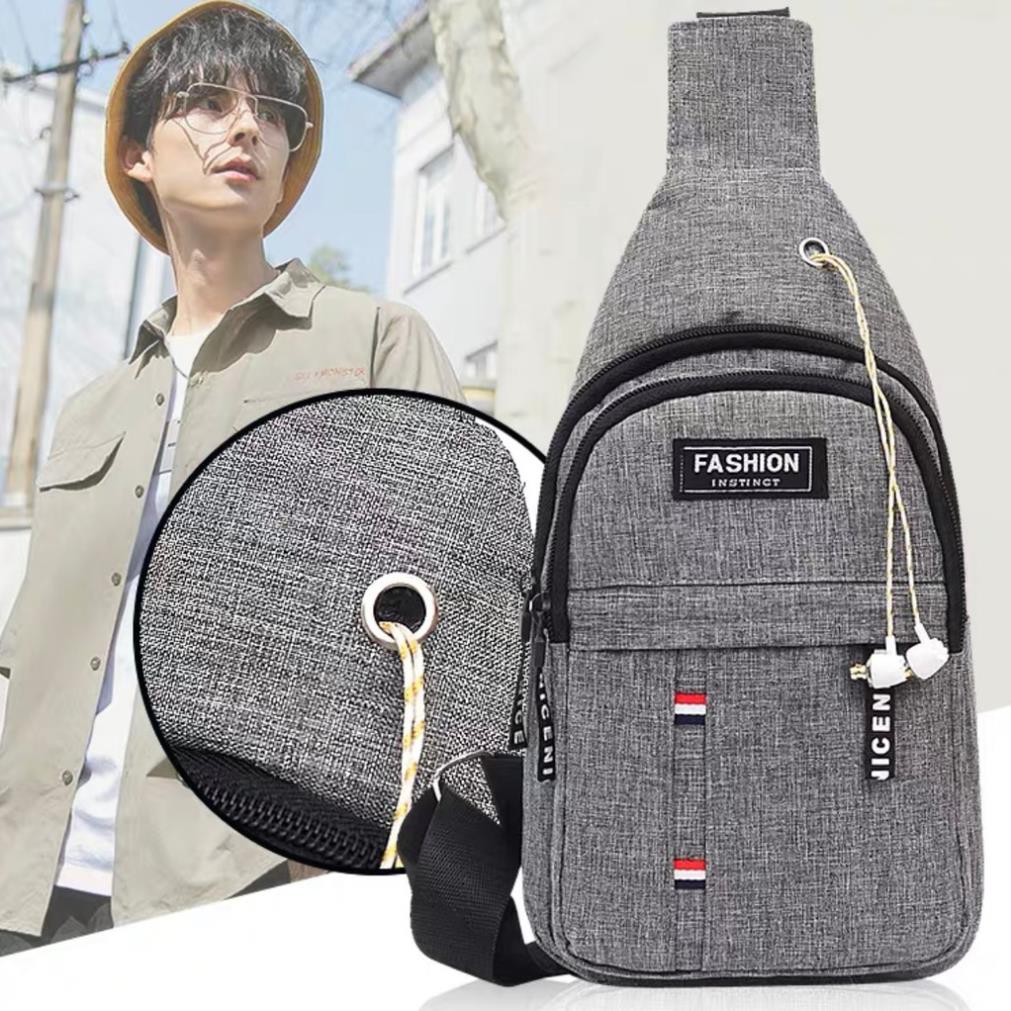 Túi Đeo Chéo Vải Cao Cấp DHV23 Chống Nước, Nhiều Ngăn Tiện Lợi Đi Học, Đi Chơi, Đi Làm | BigBuy360 - bigbuy360.vn
