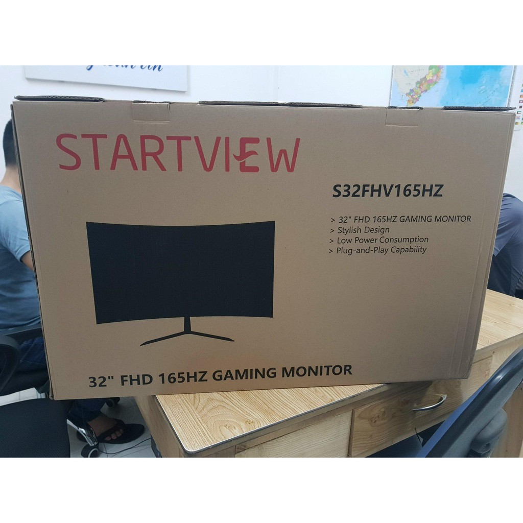 MÀN HÌNH STARVIEW 32" CONG FULL VIỀN 165HZ, NEW BOX