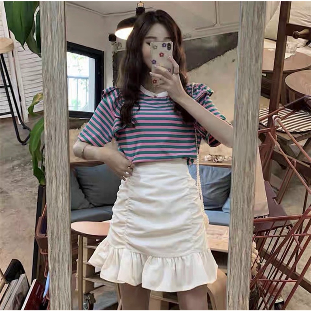 Chân váy nhúm nhúm đuôi cá siêu xinh xắn dễ thương xinh yêu