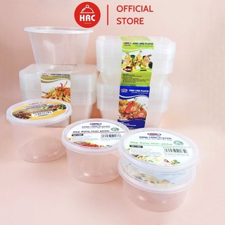 Combo 10 hộp nhựa đựng thực phẩm, hộp nhựa đựng thức ăn chữ nhật - tròn có nắp, hộp nhựa Song Long dùng được trong lò vi