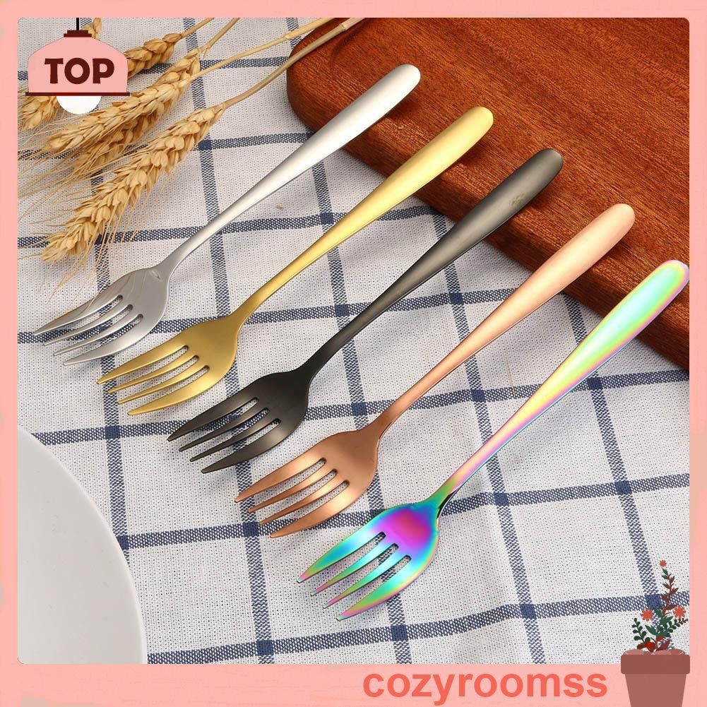 Nĩa xiên thức ăn bằng thép không gỉ