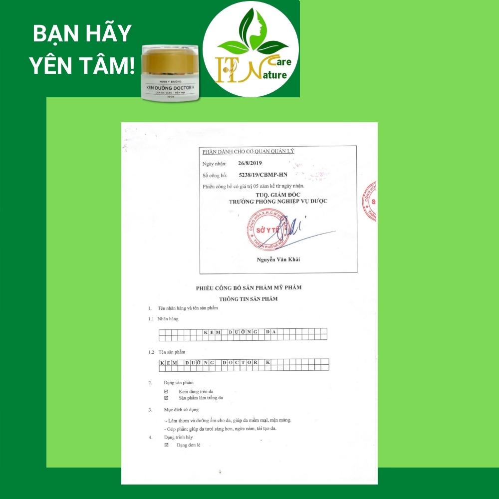 Kem dưỡng Doctor K 30g làm da sáng mềm mịn HT Nature Care