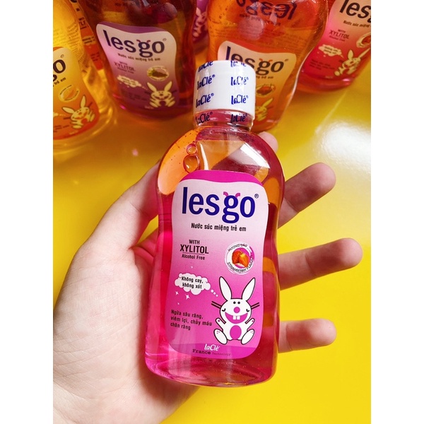 Nước súc miệng trẻ em Lesgo 150ml