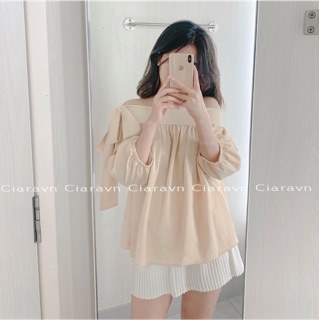 Chân váy xếp ly nhỏ đen/trắng