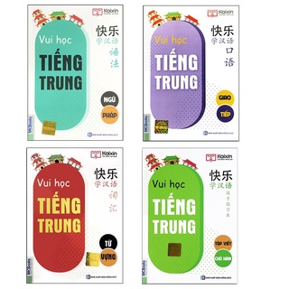 Sách - Combo Vui Học Tiếng Trung 4 Kỹ Năng (Ngữ Pháp, Giao Tiếp, Từ Vựng, Tập Viết)