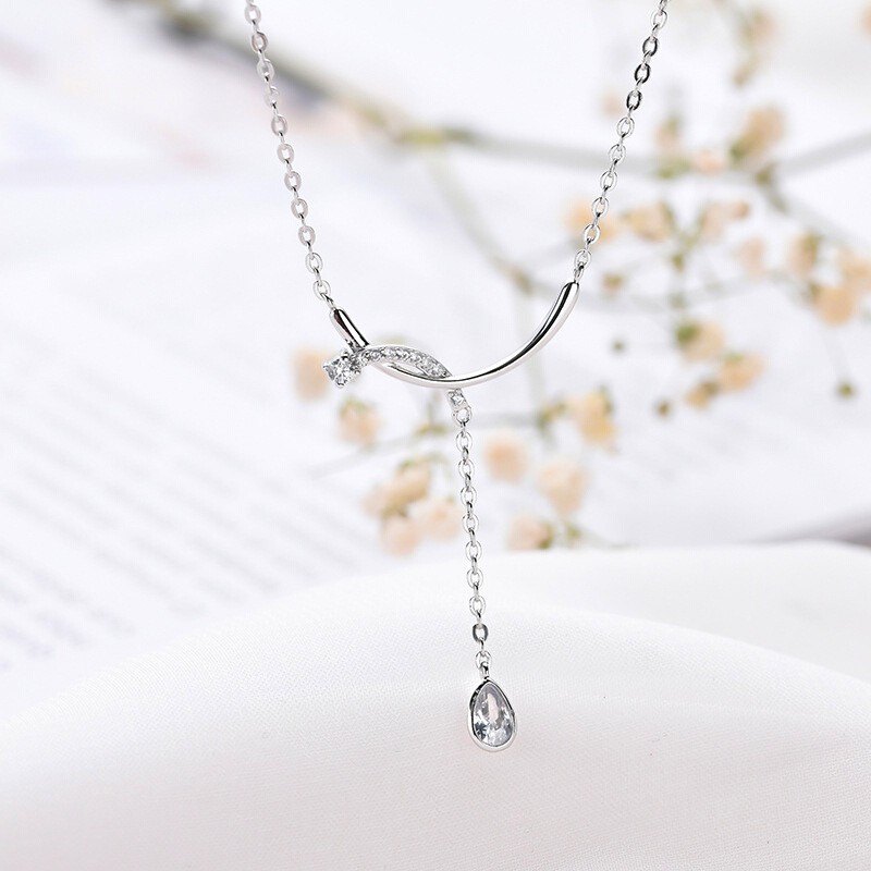 Dây Chuyền Bạc S925 Happy Smile Xinh Xắn | Vòng Cổ Nữ Trang Sức Bạc Thời Trang