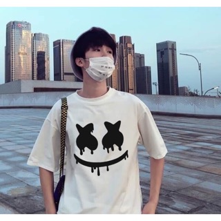 ÁO THUN IN HÌNH XX MẶT CƯỜI PHONG CÁCH HÀN QUỐC(có tay ngắn)