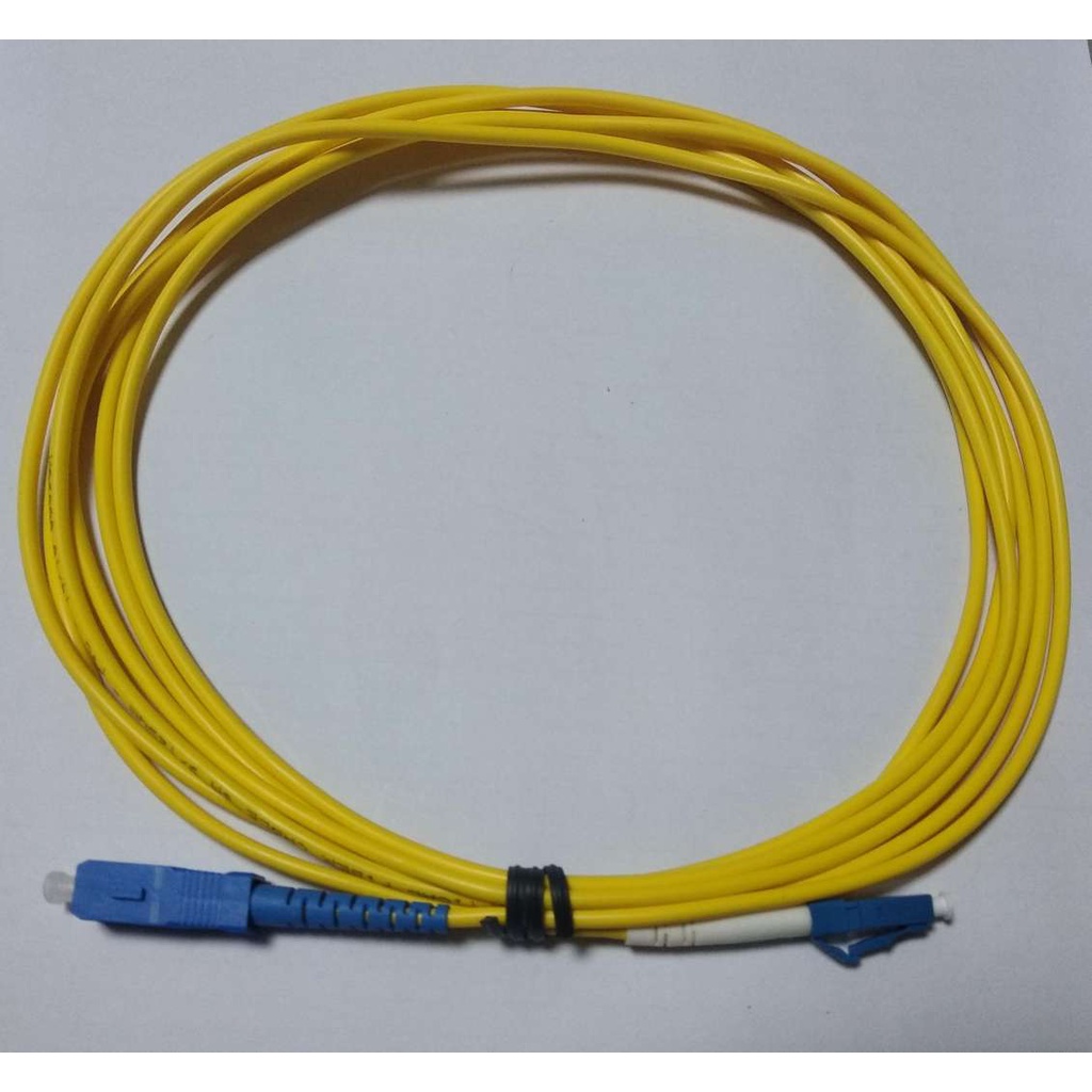 Dây nhảy quang SC-LC Single Mode Simplex 3.0mm dài 3 mét