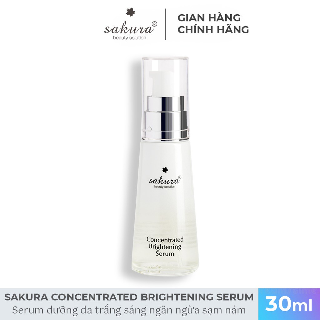 Serum dưỡng da trắng sáng ngăn ngừa sạm nám Sakura Concentrated Brightening Serum 30ml