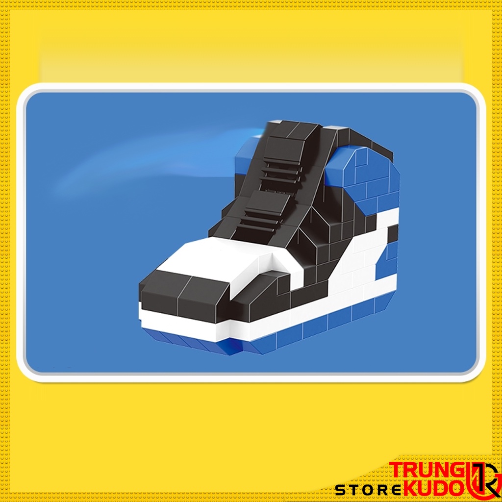 Mô hình Giày Móc Khóa dạng Đồ chơi xếp hình hình giày có móc treo dùng làm quà tặng bạn bè, đồ decor