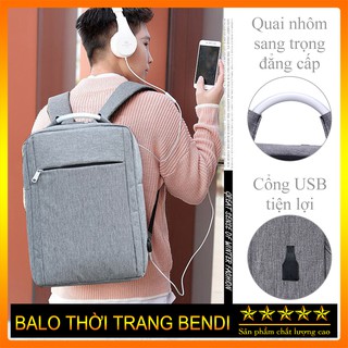 Balo nam phong cách Hàn Quốc quai nhôm sang trọng đựng laptop