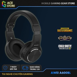 Tai Nghe Bluetooth AWEI A600BL Chơi PUBG, Siêu Bass, Có Mic Thoại, Có Thể Gập Lại Được