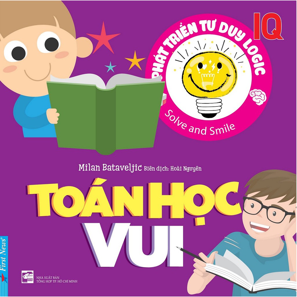 Sách Combo Phát triển tư duy logic + Giác quan IQ (6 cuốn) FirstNews