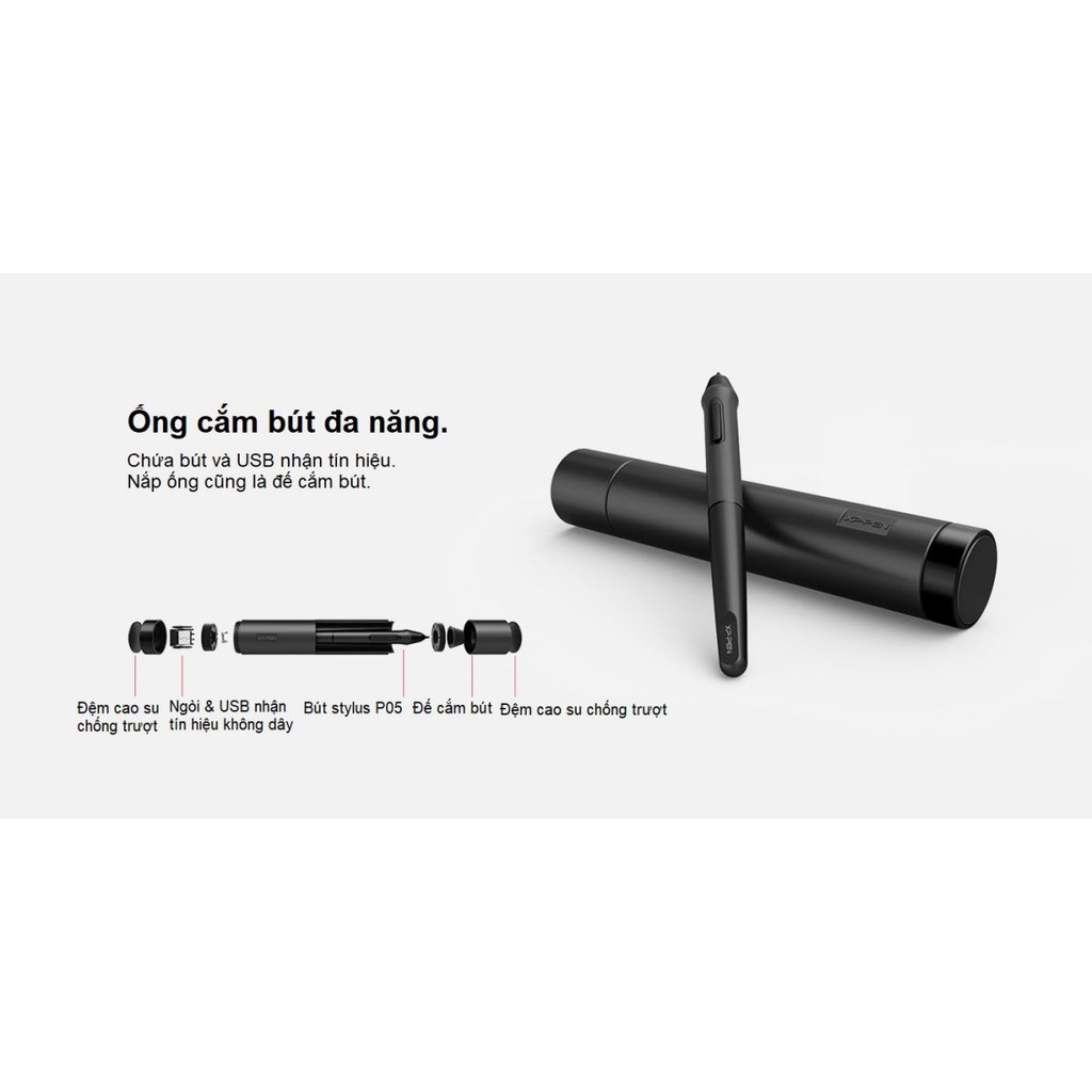 Bảng Vẽ Điện Tử XP-Pen Deco 03 10x6inch Wireless Lực Nhấn 8192 Dial Chống Xước (Kèm Găng Tay)