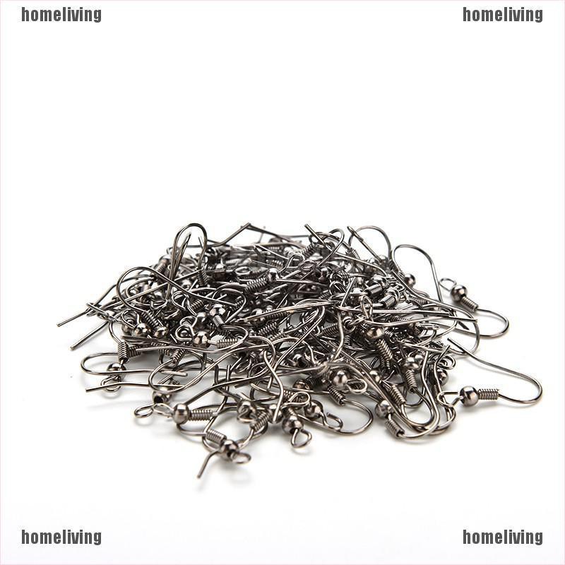 [homeliving] Set 100 Móc Xỏ Khuyên Tai Mạ Bạc
