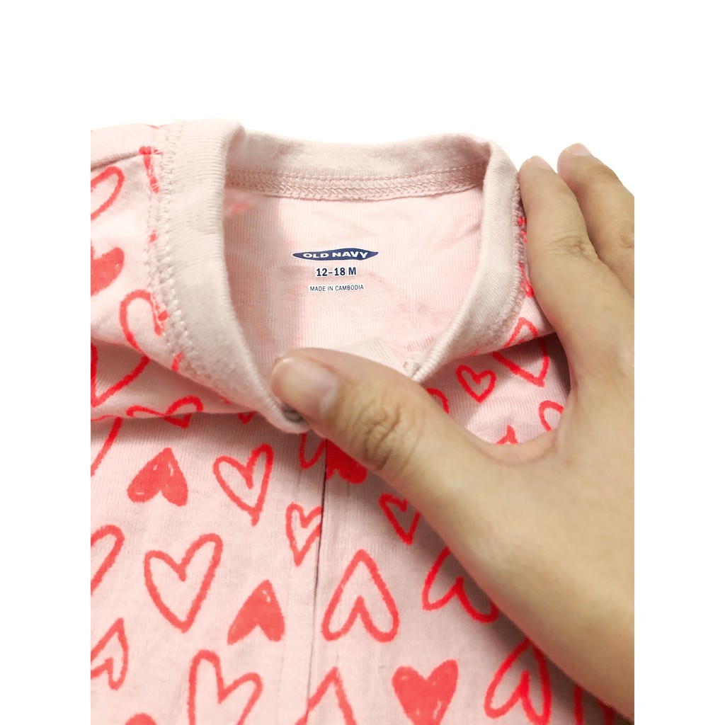 Bộ body dài không tất cotton ON cho bé 9 tháng đến 2 tuổi