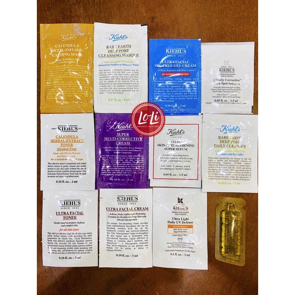 Kiehls Sample Gói Dùng Thử Kiehl's Sample Các Loại