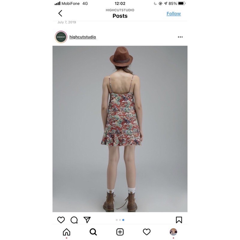 Váy hai dây highcut highcutstudio