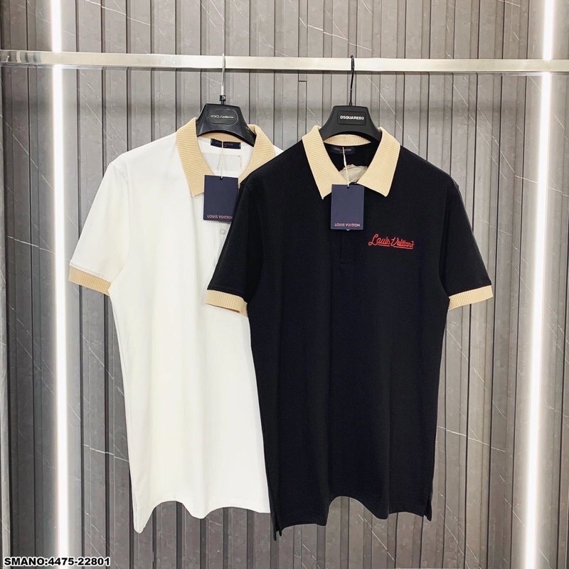 Áo Polo Nam Nữ Chữ Thêu Cao Cấp Sang Trọng