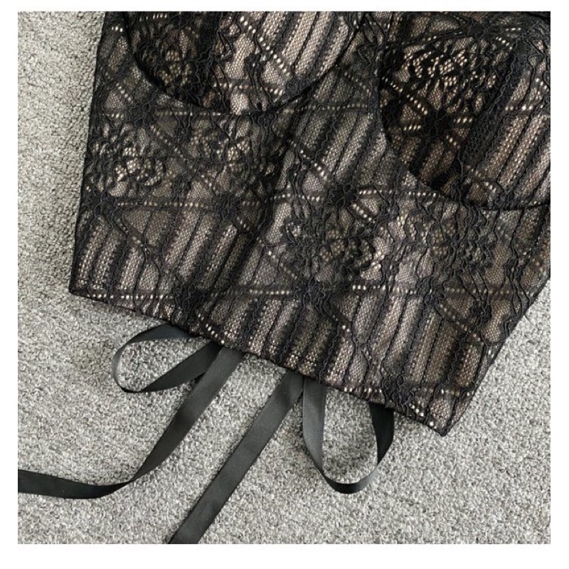 [Sẵn] Áo hai dây cúp ngực thắt nơ sau, áo croptop 2 dây hàng quảng châu cao cấp | BigBuy360 - bigbuy360.vn