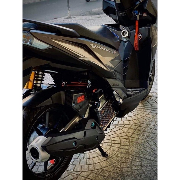 Đít bô nhôm , chụp bô nhôm gắn trực tiếp cho click , vario 2015 -2017 , end muffer for exhuast vario , click