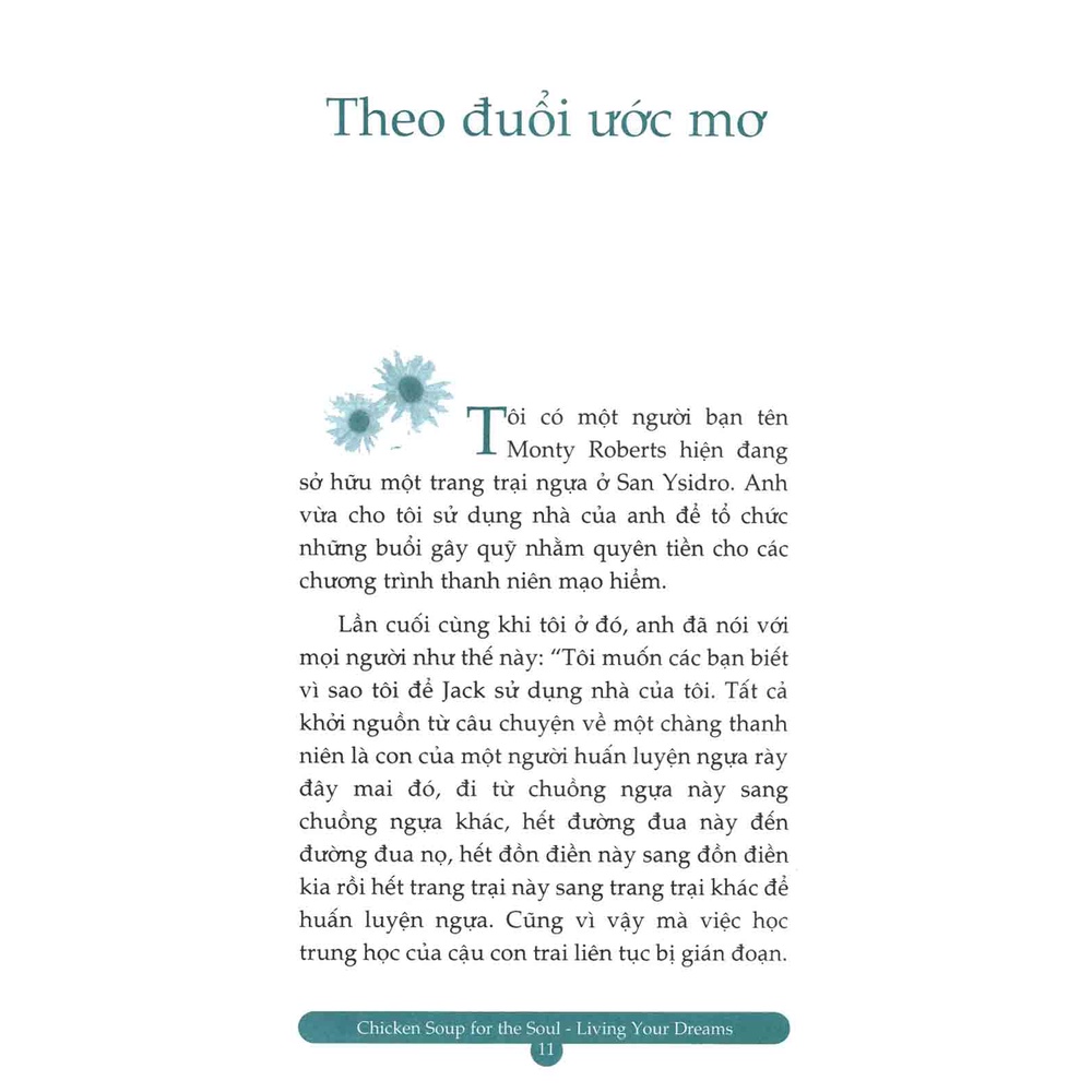 Sách - Hạt Giống Tâm Hồn - Chicken Soup For The Soul - Sống Với Ước Mơ