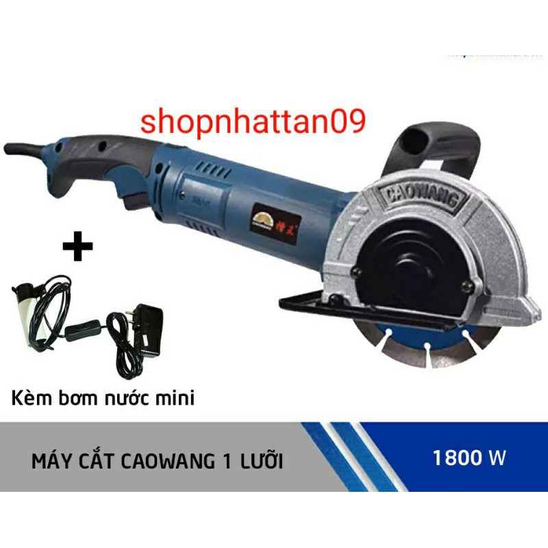 Máy cắt rãnh tường 1 lưỡi Caowang CW1332 - Công suất 1800W - Độ sâu cắt