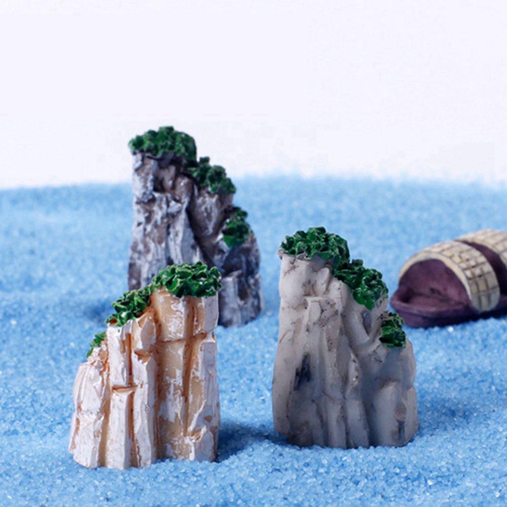 YIYU Mô Hình Ngọn Núi Mini Bằng Nhựa Resin Tự Nhiên Trang Trí Tiểu Cảnh / Sân Vườn DIY