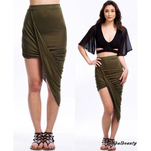 Chân Váy Nữ Lưng Cao Xẻ Tà Cá Tính | BigBuy360 - bigbuy360.vn