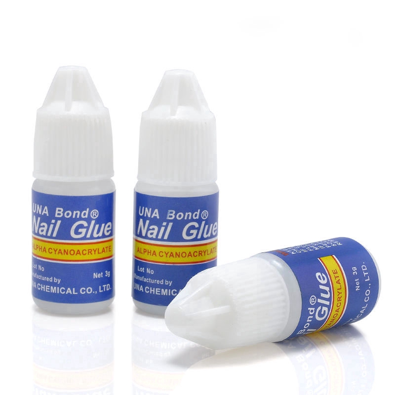MONJA Keo Dán Móng Tay Giả 3d Nhanh Khô Chắc Chắn Tiện Dụng