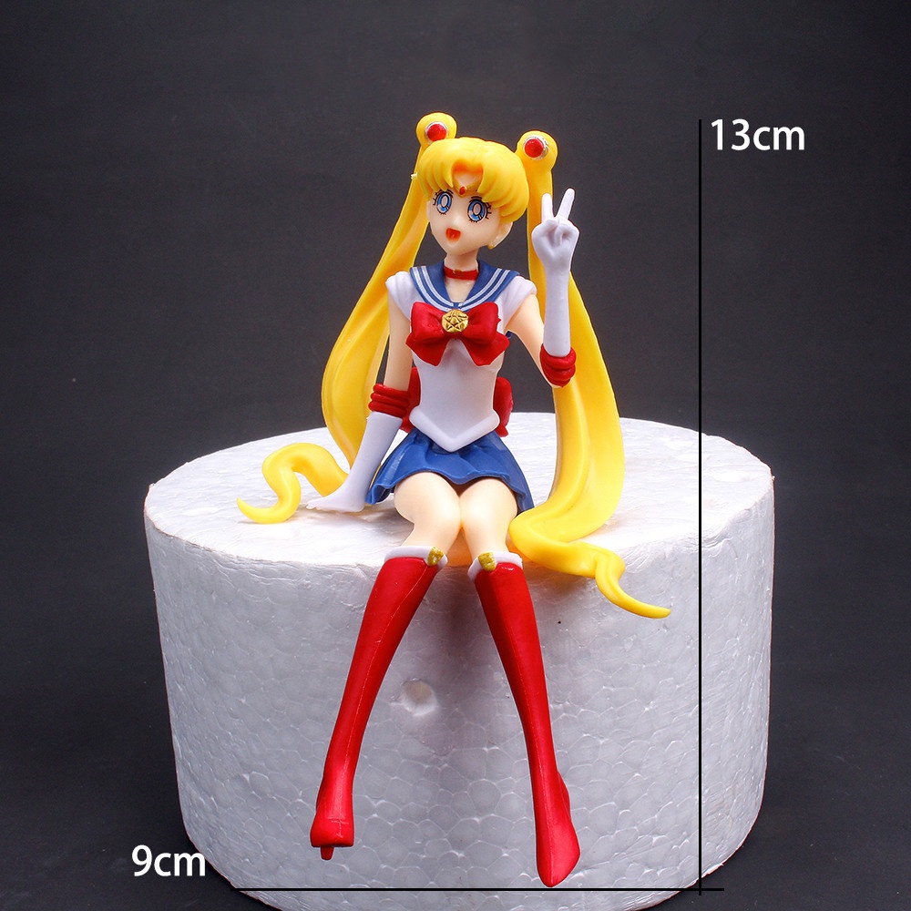Mô Hình Đồ Chơi Nhân Vật Hoạt Hình Thủy Thủ Mặt Trăng Tsukino Usagi 13cm