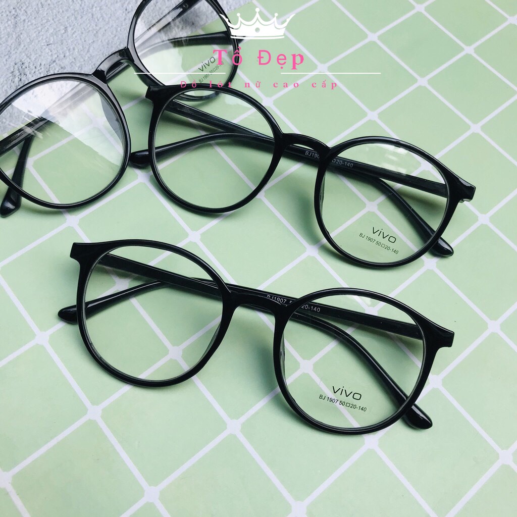 Kính mắt thời trang Nam Nữ giả cận cọng dẻo