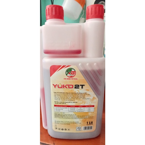 Dầu nhớt động cơ xe máy 2 thì Yoko (bình 2 đầu) 2T Cao cấp