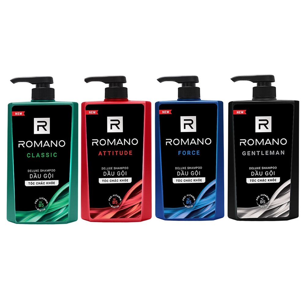 Dầu gội hương nước hoa Romano 650g/chai