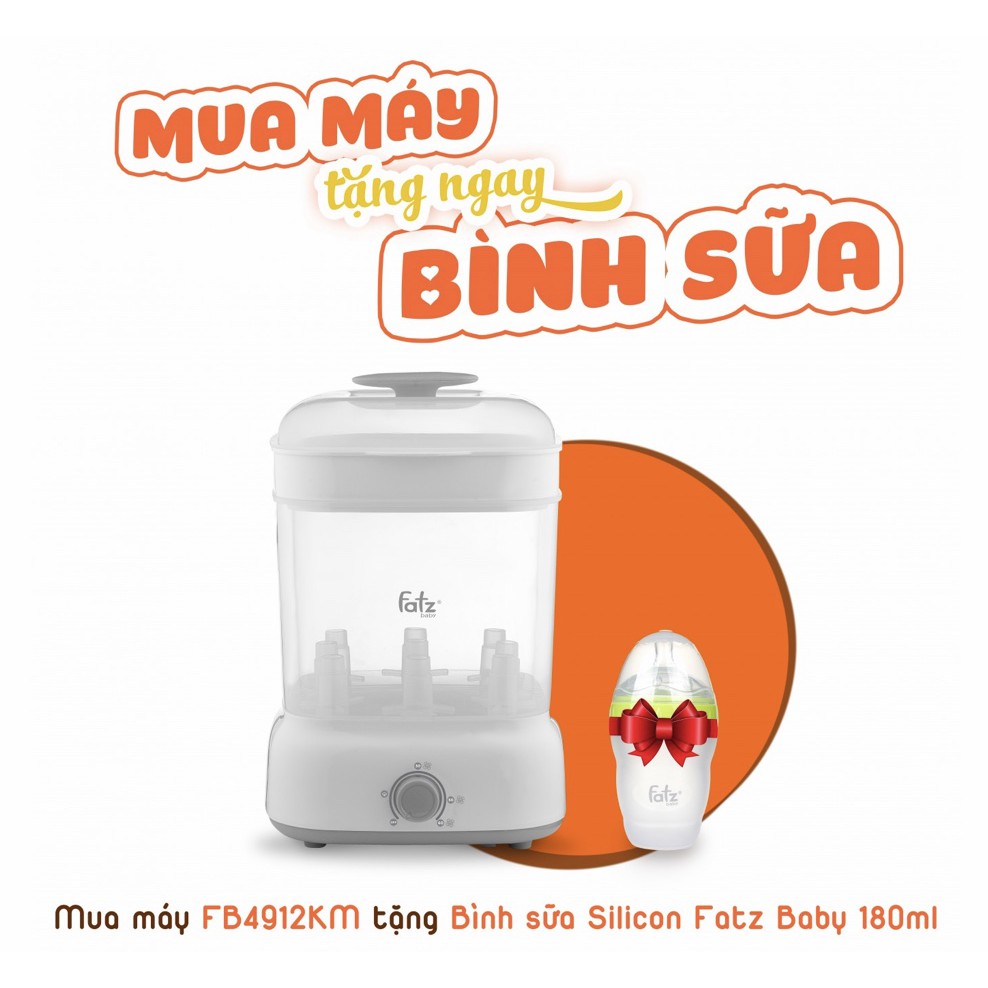 [Tặng ngay bình sữa Silicon Fatz] Máy tiệt trùng sấy khô 9 bình Fatz Baby FB4912KM