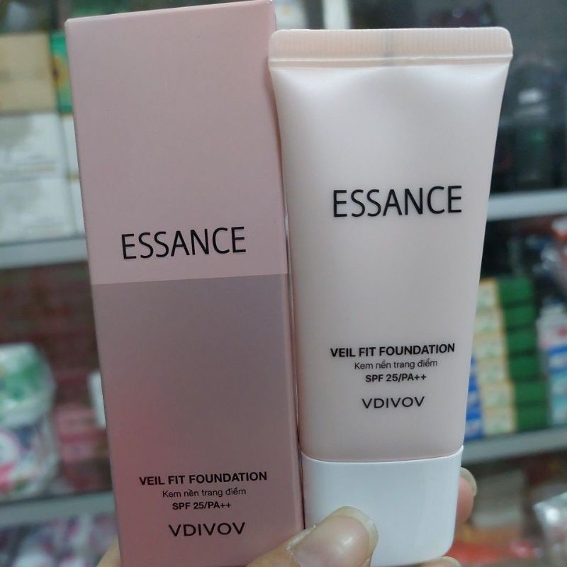 KEM NỀN SIÊU MỊN CHE HẾT KHUYẾT ĐIỂM,QUẦNG THÂM,ĐỐM NÂU ESSANCE 30ML, HÀNG CHÍNH HÃNG