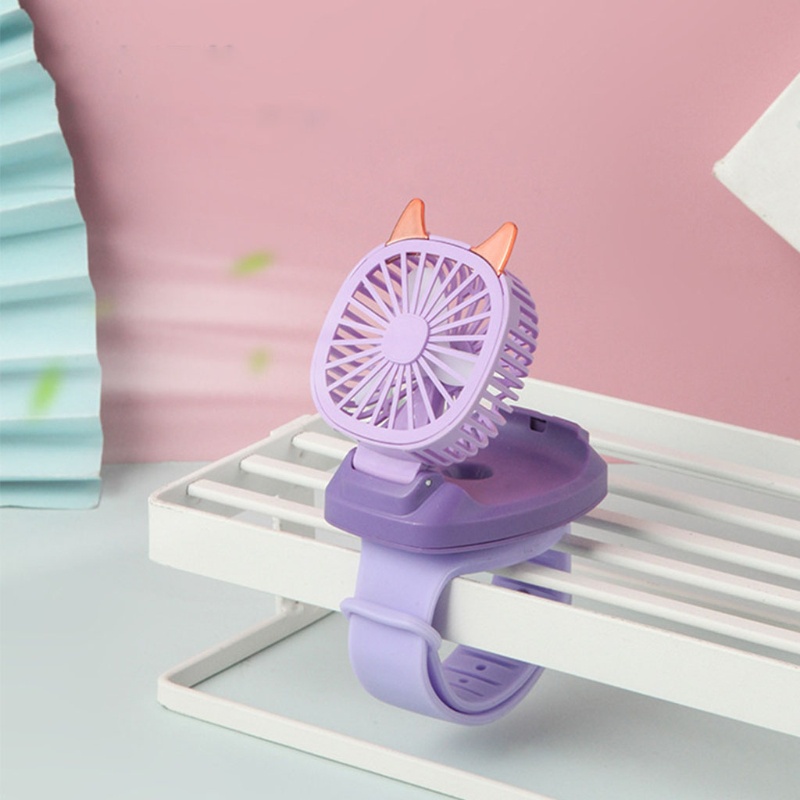 1 chiếc quạt silicone mini cổng sạc USB 5V có đèn LED nhiều màu sắc cho trẻ em