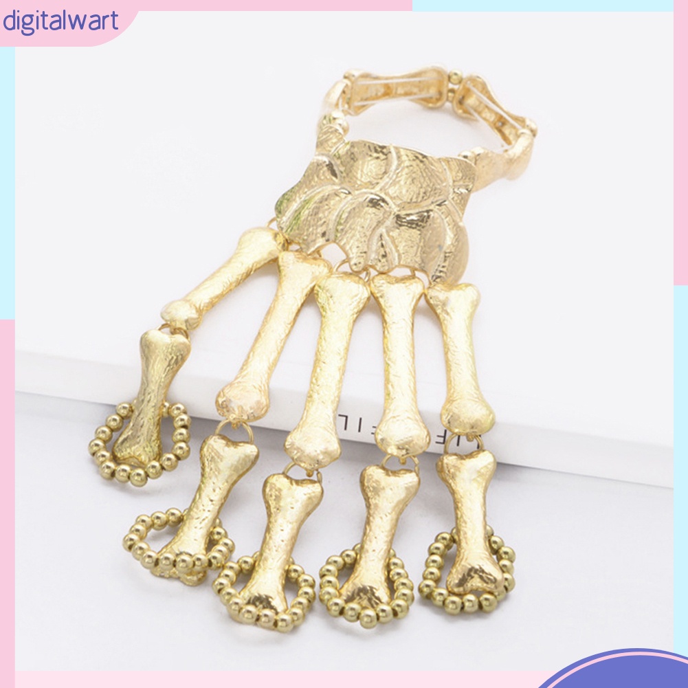 Vòng tay kiểu bộ xương bàn tay phong cách Gô-tích cá tính