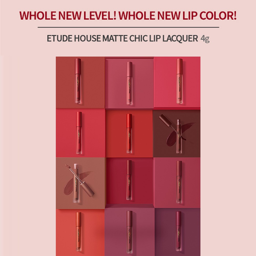 Son Kem Lì Matte Chic Lip Lacquer Yeri Pink #PK003