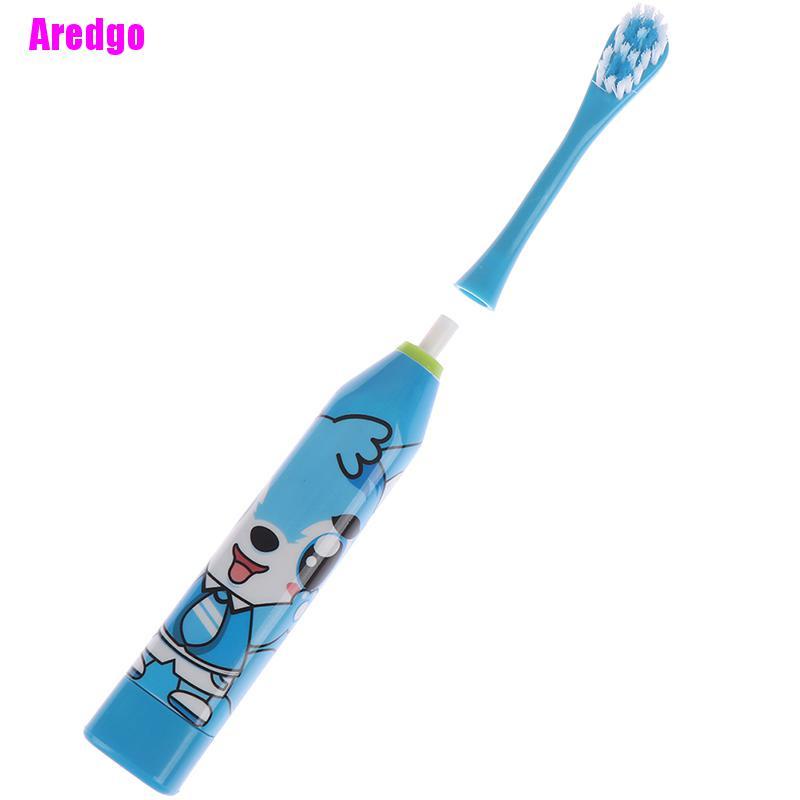 [Hàng mới về] Bàn chải đánh răng điện tử họa tiết hoạt hình dành cho bé