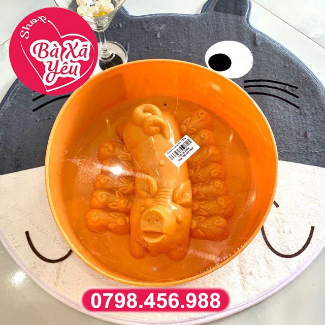 Khuôn bánh trung thu hình heo 1kg2 - BX3141