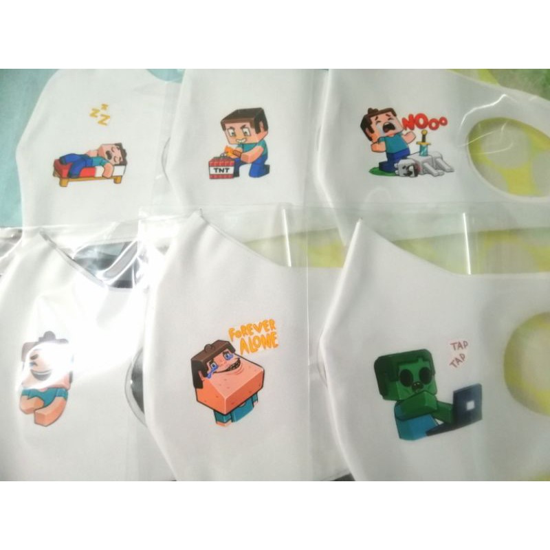 1 chiếc khẩu trang vải su poly 2 da cao cấp - Minecraft | BigBuy360 - bigbuy360.vn
