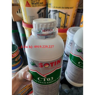 Chất chống thấm không màu Sotin CT03 1 lít