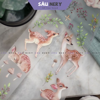 Sâu Nery - Washi tape hình con nai My Dear by Loi Design