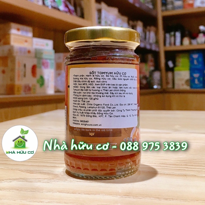 Sốt Tom Yum hữu cơ Lumlum 120g - Organic Tom Yum Sauces - Hsd: 3/10/2023 - Nhà Hữu Cơ