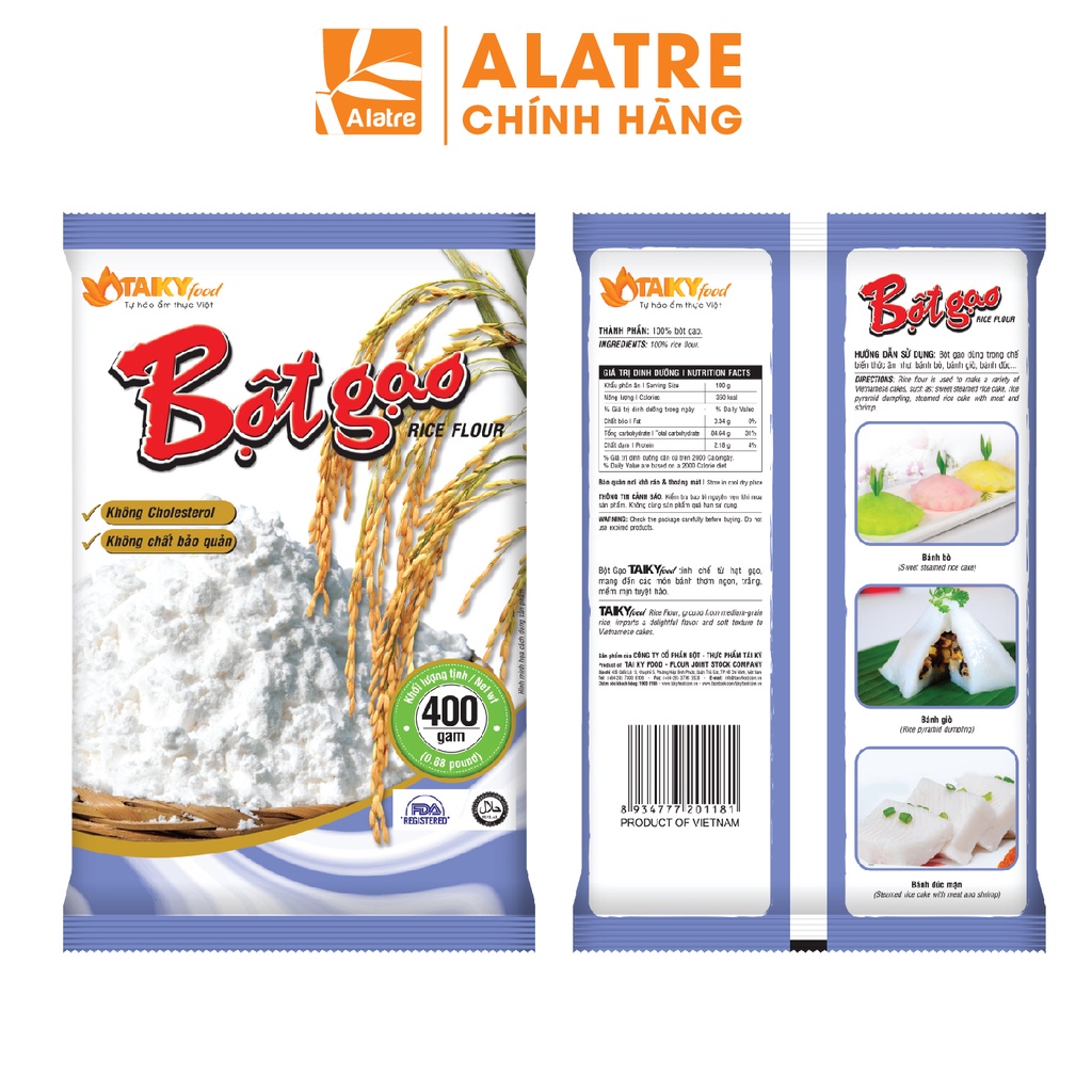 Bột gạo Taky 100% (400g/gói)