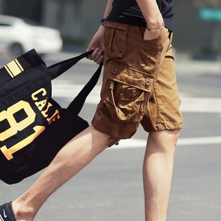 Quần short kaki nam túi hộp cao cấp